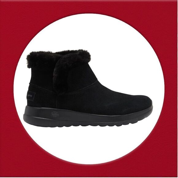 Skechers Go Walk Suede Ankle Boots Size 6.5 NWT - Picture 1 of 8